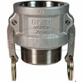 Dixon 1 in 316SS FEM COUPLER x MALE NPT 100-B-SS